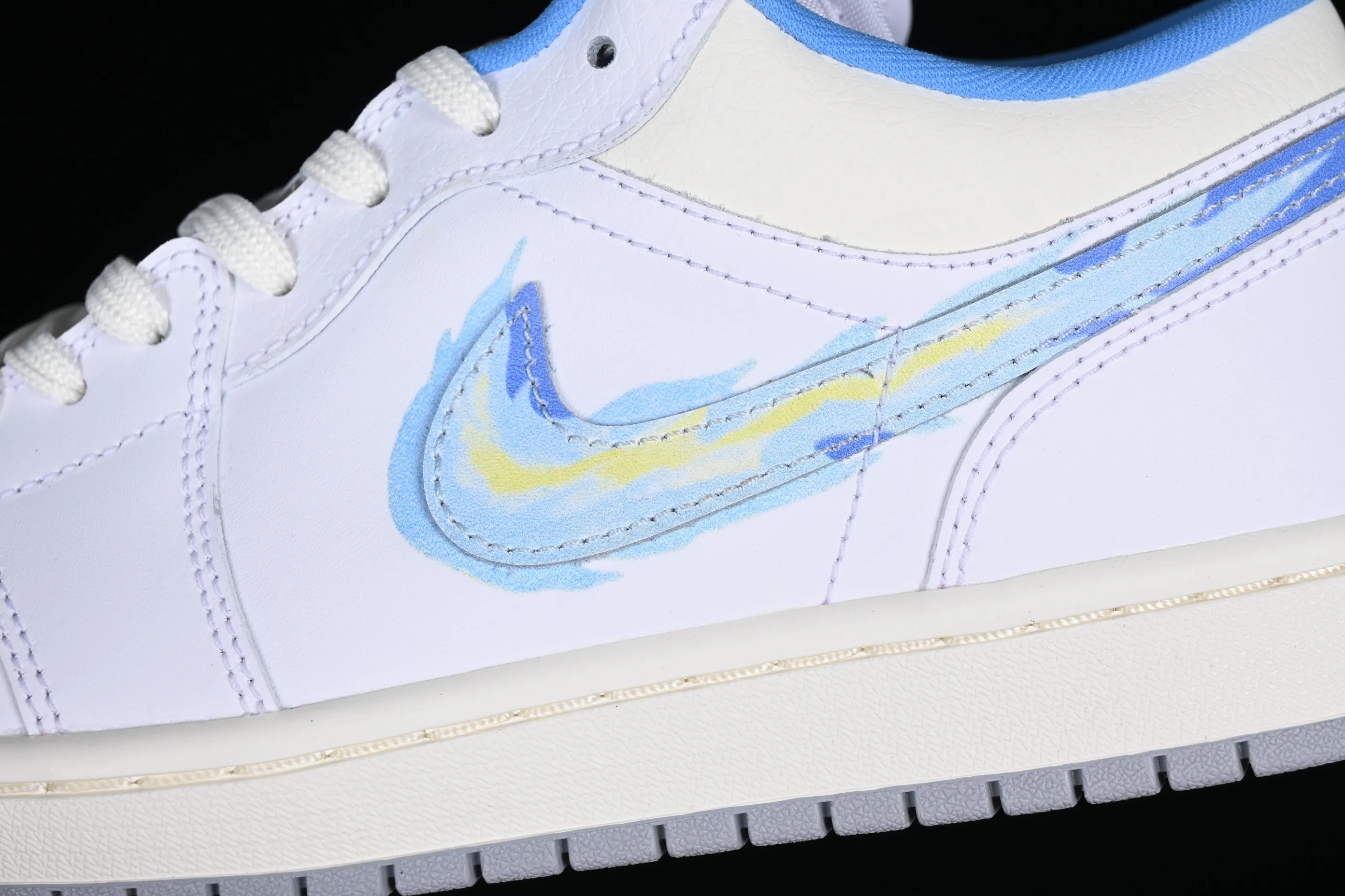 All categories Air Jordan Jordan series basketball shoes Air Jordan 1 Low G version pure original Air Jordan 1 Low "Born To Fly" AJ1 Joe 1 blue and white flame FJ7219-441